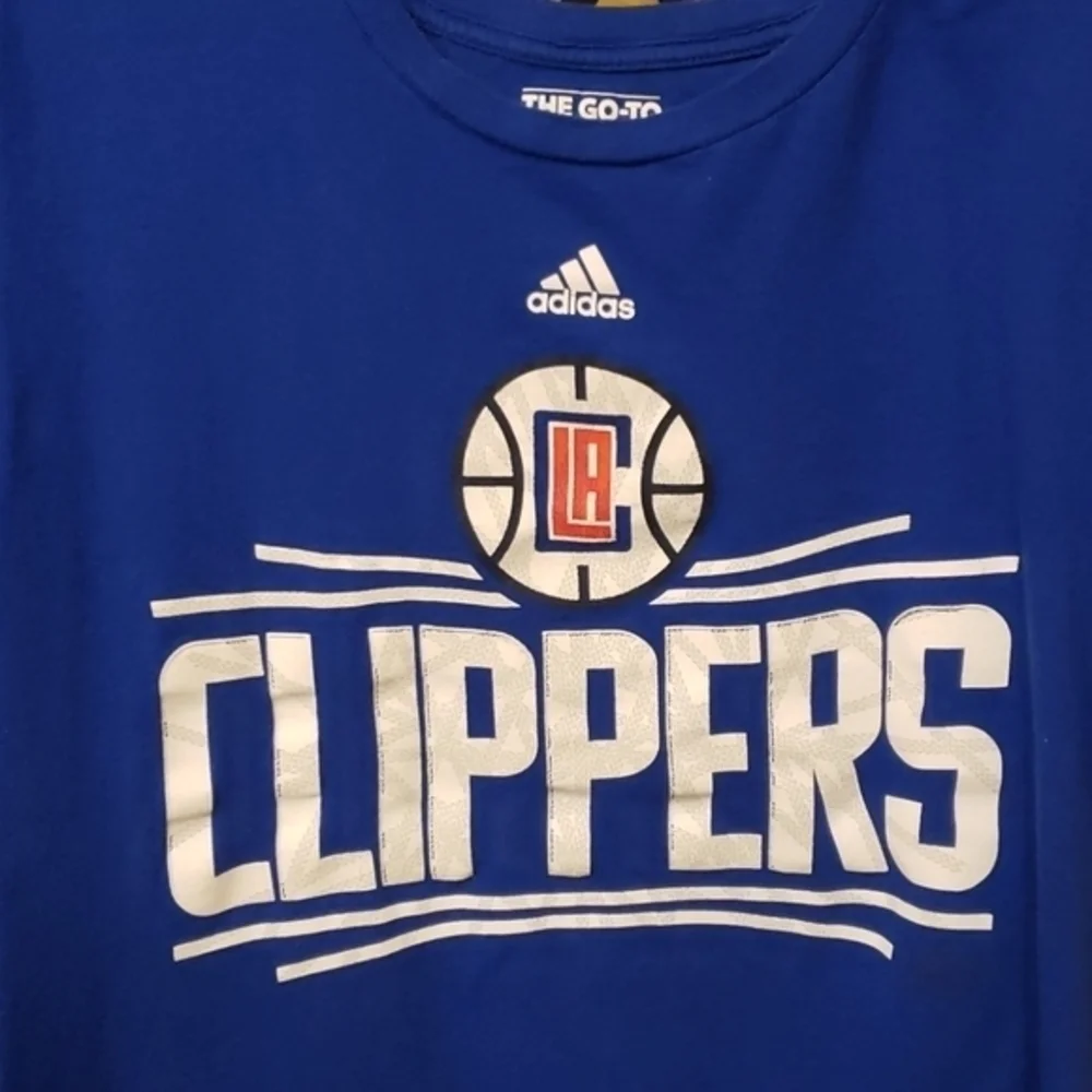 NWOT Adidas LA‎ Clippers Short Sleeve T- Shirt Size Large